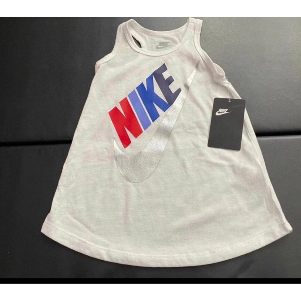 NWT Nike Metallic Tank Swing Dress Girls Size 2T
